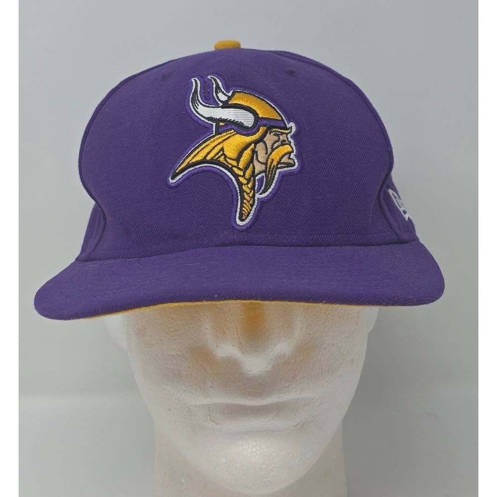 New Era Minnesota Vikings 59FIFTY Hat 7 1/2 Purple NFL Fitted Cap